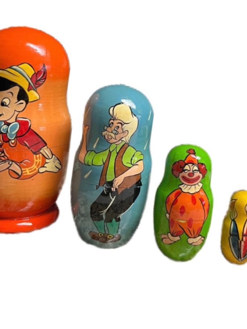 Pinocchio’s • Nesting Eggs • 5 Pieces Made in Russia